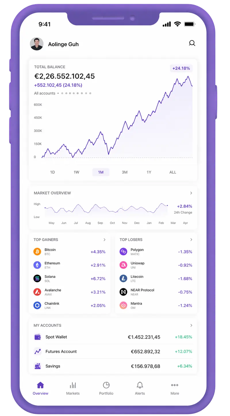 Larch Vaultmere trading app